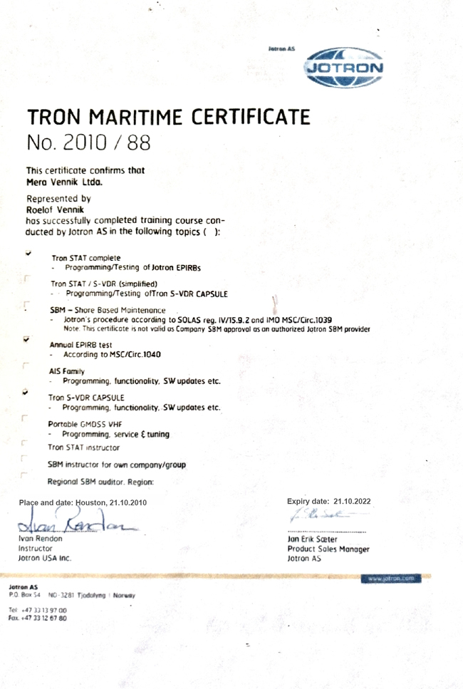 Certificado oficial 3