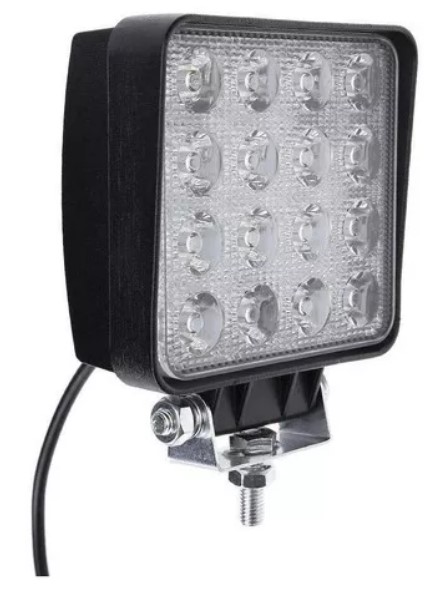 FOCO FAENERO CUADRADO 16L 48W 12V 24V