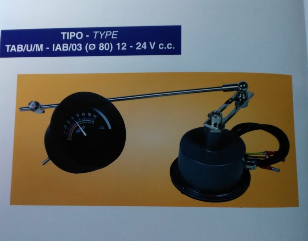 INDICADORES DE POSICION DE TIMON 12 y 24 VOLTS