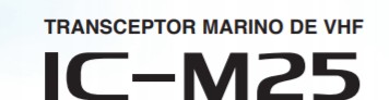VHF Marino Icom IC-M25 Flotante